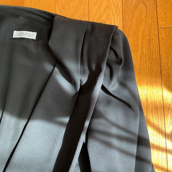 Adaria Women’s Black Blazer with Shawl Collar Size XL. - Picture 6 of 7